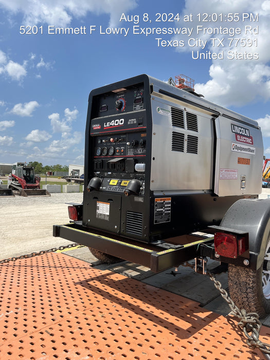 2024 Lincoln Electric LE400 Kubota V1505, Trlr, Cable Rack, Light Kit, ES Decals, T3