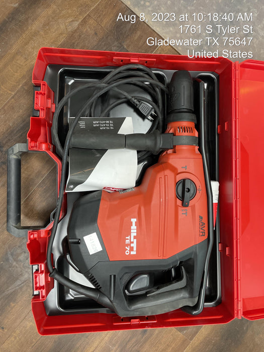 2021 HILTI TE 70-AVR