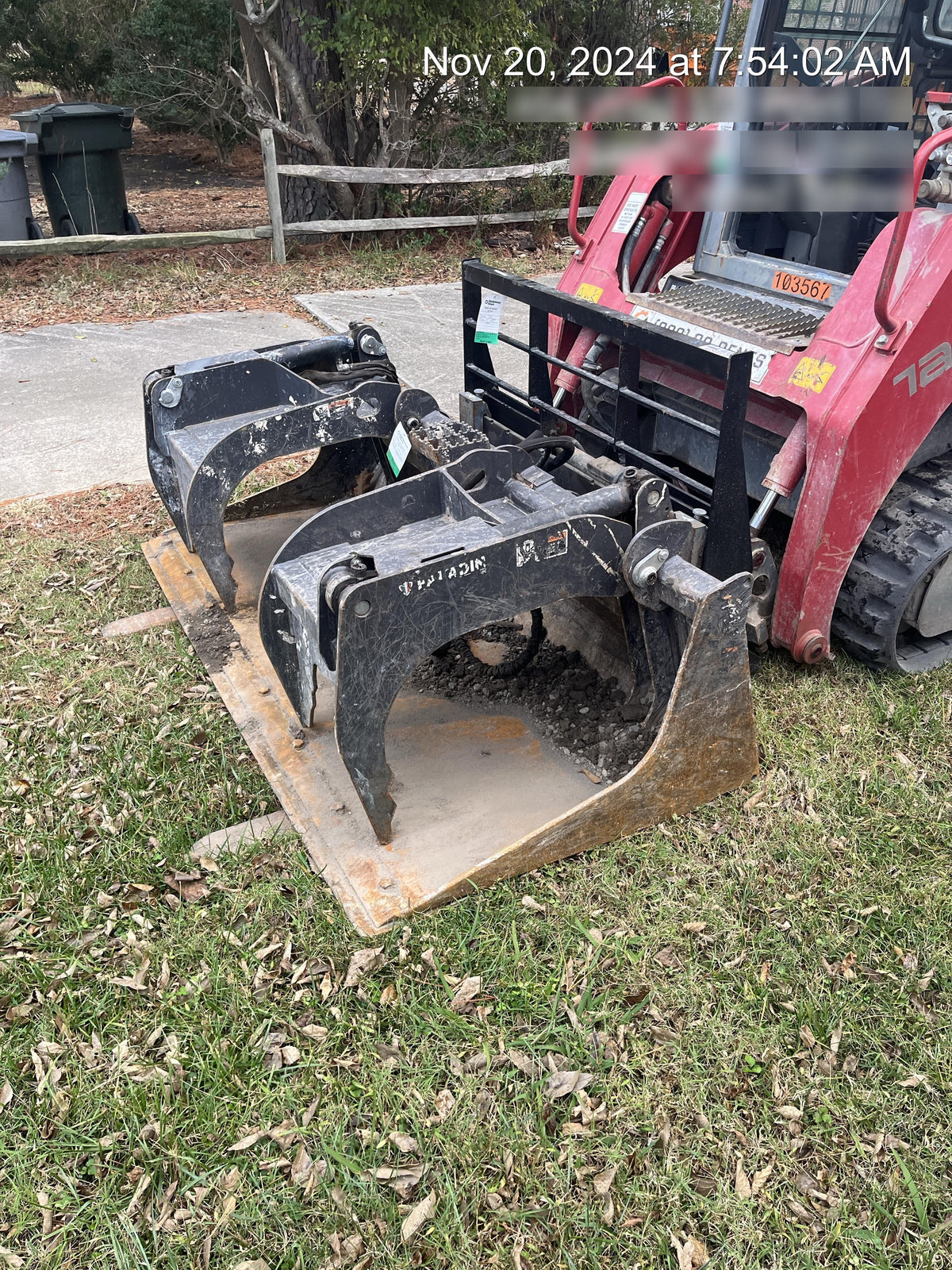 2022 PALADIN UTILITY GRAPPLE 11876-0022