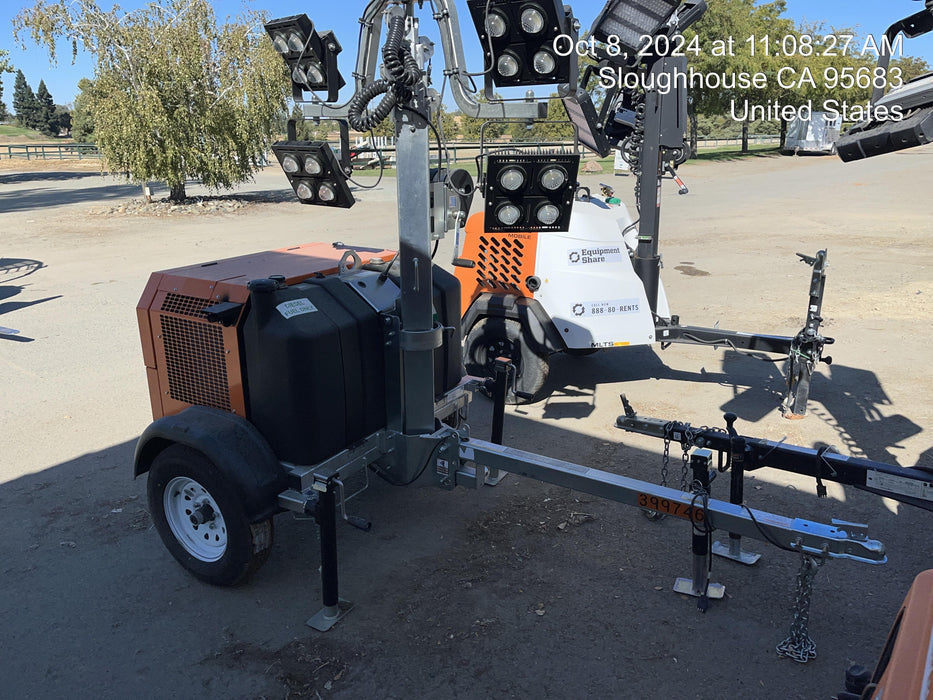 2024 Wanco WLTT-4MM4K Diesel, Deep Sea Controller, Shore Power Plug, Auto Start, (4) 350W LED Floodlights, 4kW Generator, 60 Gal Fuel Tank, 2" Ball, T3