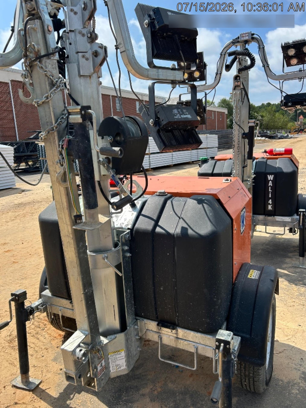 2023 Wanco WLTT-4MM4K Diesel, Deep Sea Controller, Shore Power Plug, Auto Start, (4) 350W LED Floodlights, 4kW Generator, 60 Gal Fuel Tank, 2" Ball, T3