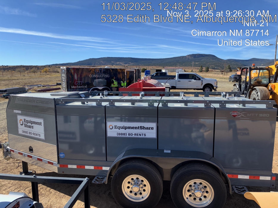 2025 THUNDER CREEK MTT920 - Hazmat not required