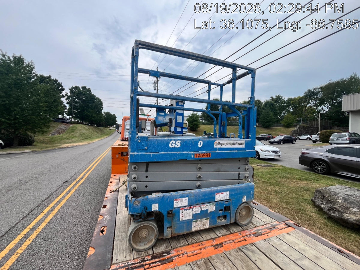 2020 Genie GS-1930 Solid Non Marking Tires, Beacon, Folding rails with half height swing gate