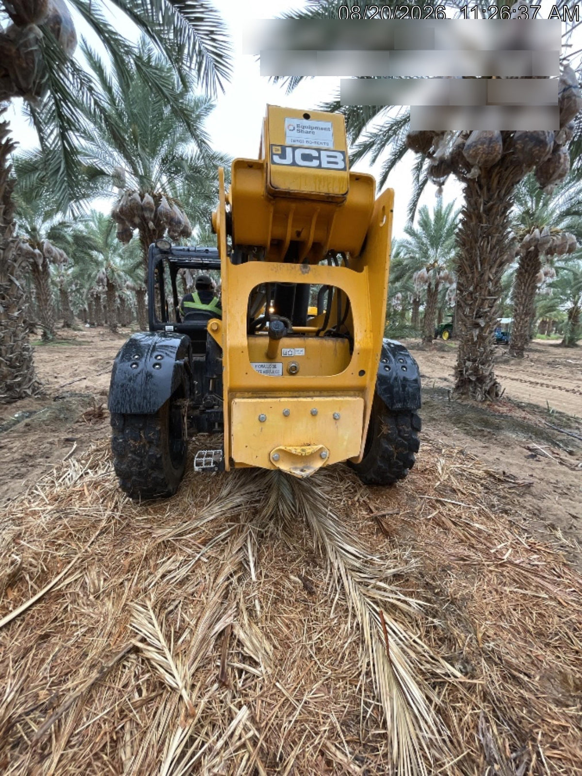2020 JCB 509-42 Canopy, Solid Tires, Work Lights, Beacon, Aux Hydraulics, Back up Alarm, Lifting Eye, ES Decals