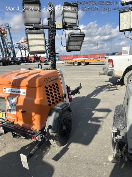 2023 Generac MLT2 Diesel, Flex Switch 120V Input, Powerzone Controller, (4) 320W LED Lights, 4kW Generator, 39.9 Gal Fuel Tank, 2" Ball, T3