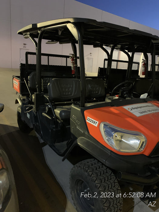 2022 Kubota RTV-X1140W-H Plastic Canopy, Windshield Acrylic Clear, LED Strobe Light, Wire Harness Kit, Back up Alarm