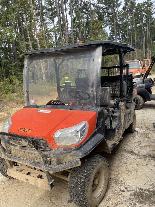 2022 Kubota RTV-X1140W-H Plastic Canopy, Windshield Acrylic Clear, LED Strobe Light, Wire Harness Kit, Back up Alarm