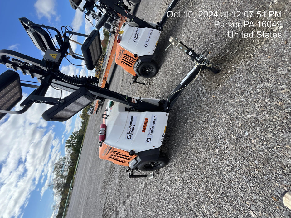 2023 Generac MLT2 Diesel, Flex Switch 120V Input, Powerzone Controller, (4) 320W LED Lights, 4kW Generator, 39.9 Gal Fuel Tank, 2" Ball, T3