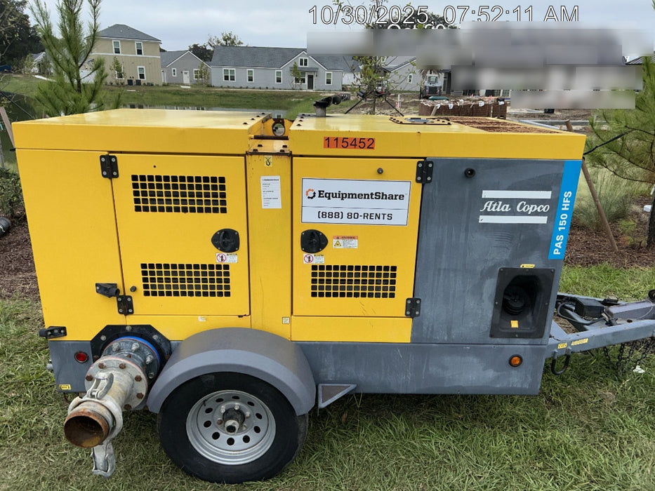 2020 ATLAS COPCO PAS 150 HF CS Enclosed