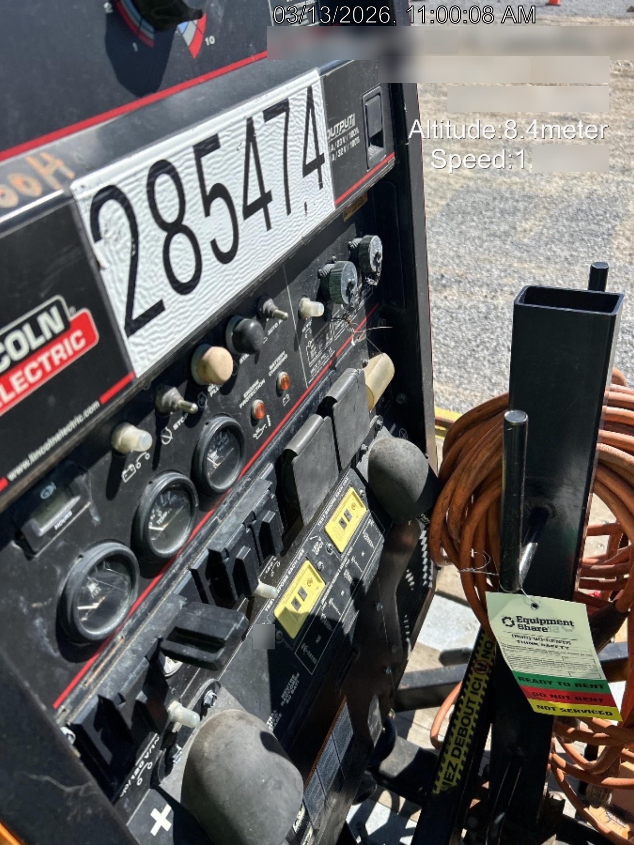 2022 Lincoln Electric LE400 Kubota V1505, Trlr, Cable Rack, Light Kit, ES Decals, T3