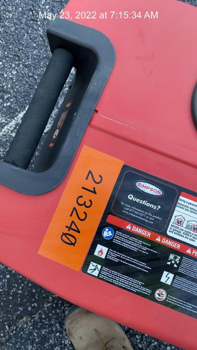 2022 Simpson SIG3632E Simpson 212CC Engine, 3200W