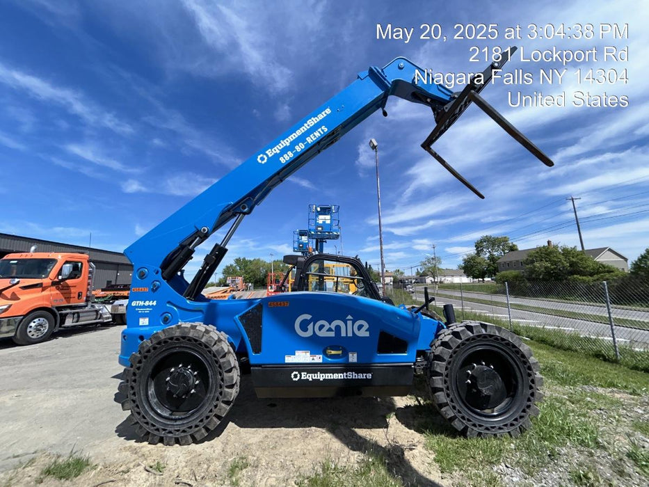 2024 Genie GTH-844 74Hp Dsl, Cab/Heat/Air, Sld Tires, LED WL, Bcn, L Hook, T3 + Access Control