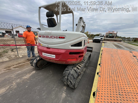 2019 Takeuchi TB260 Takeuchi TB260 Canopy w/Rubber Tracks, Auxiliary Hydraulics, Standard Blade, Manual QC