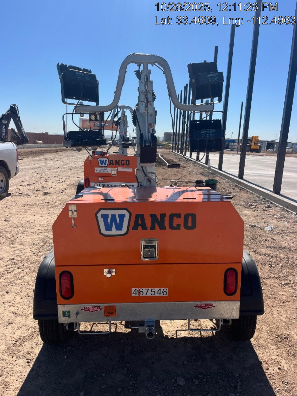 2024 Wanco WLTT-4MM4K Diesel, Deep Sea Controller, Shore Power Plug, Auto Start, (4) 350W LED Floodlights, 4kW Generator, 60 Gal Fuel Tank, 2" Ball, T3