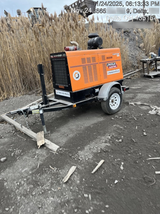 2022 Lincoln Electric Vantage 549X Crosslink Technology, Trailer Mounted, ES Decals, T3