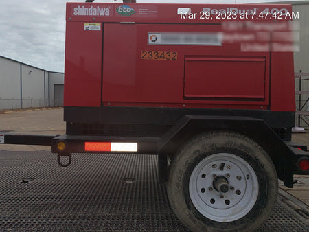 2022 Shindaiwa DGW400MDL Kubota D902 Engine, 23 HP, Dual Op Welder, Wire, Arc, Droop Stick, Tig, and CC Stick Functionality, Simulphase, 3 Phase and 1 Phase Gen Output, Single Axle NB Trlr, Slr Trckl Chrg 12V 12W, Fire Ext