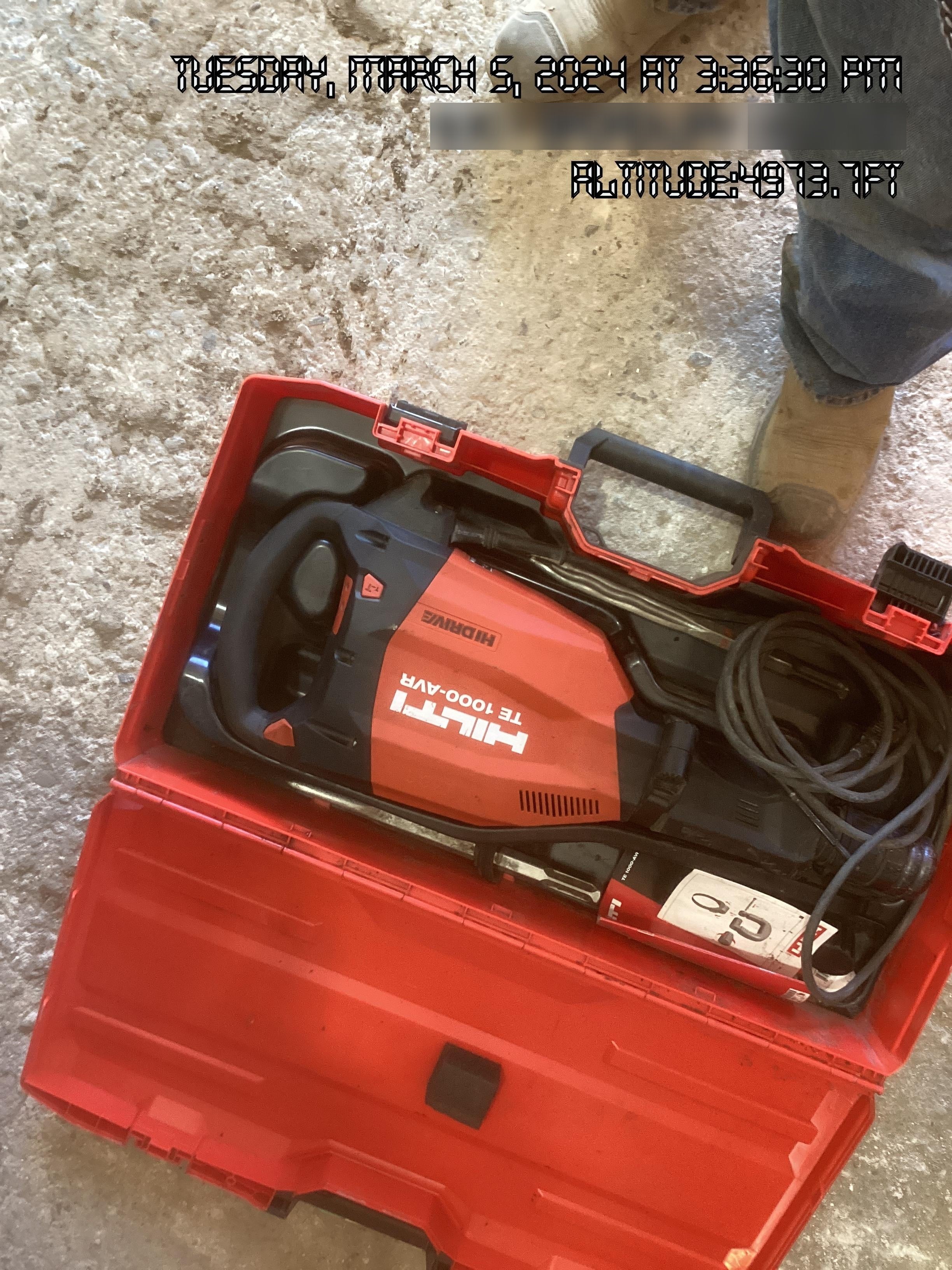 2020 HILTI TE 1000-AVR