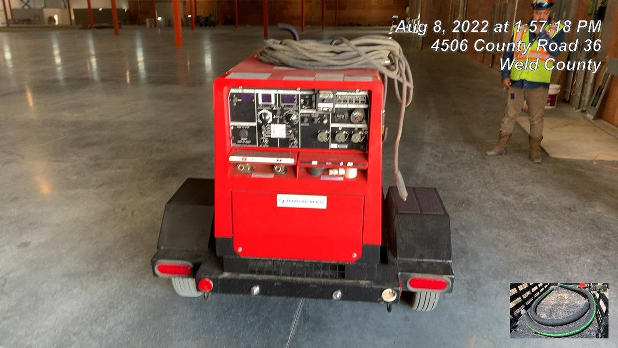 2022 Shindaiwa DGW400MDL Kubota D902 Engine, 23 HP, Dual Op Welder, Wire, Arc, Droop Stick, Tig, and CC Stick Functionality, Simulphase, 3 Phase and 1 Phase Gen Output, Single Axle NB Trlr, Slr Trckl Chrg 12V 12W, Fire Ext