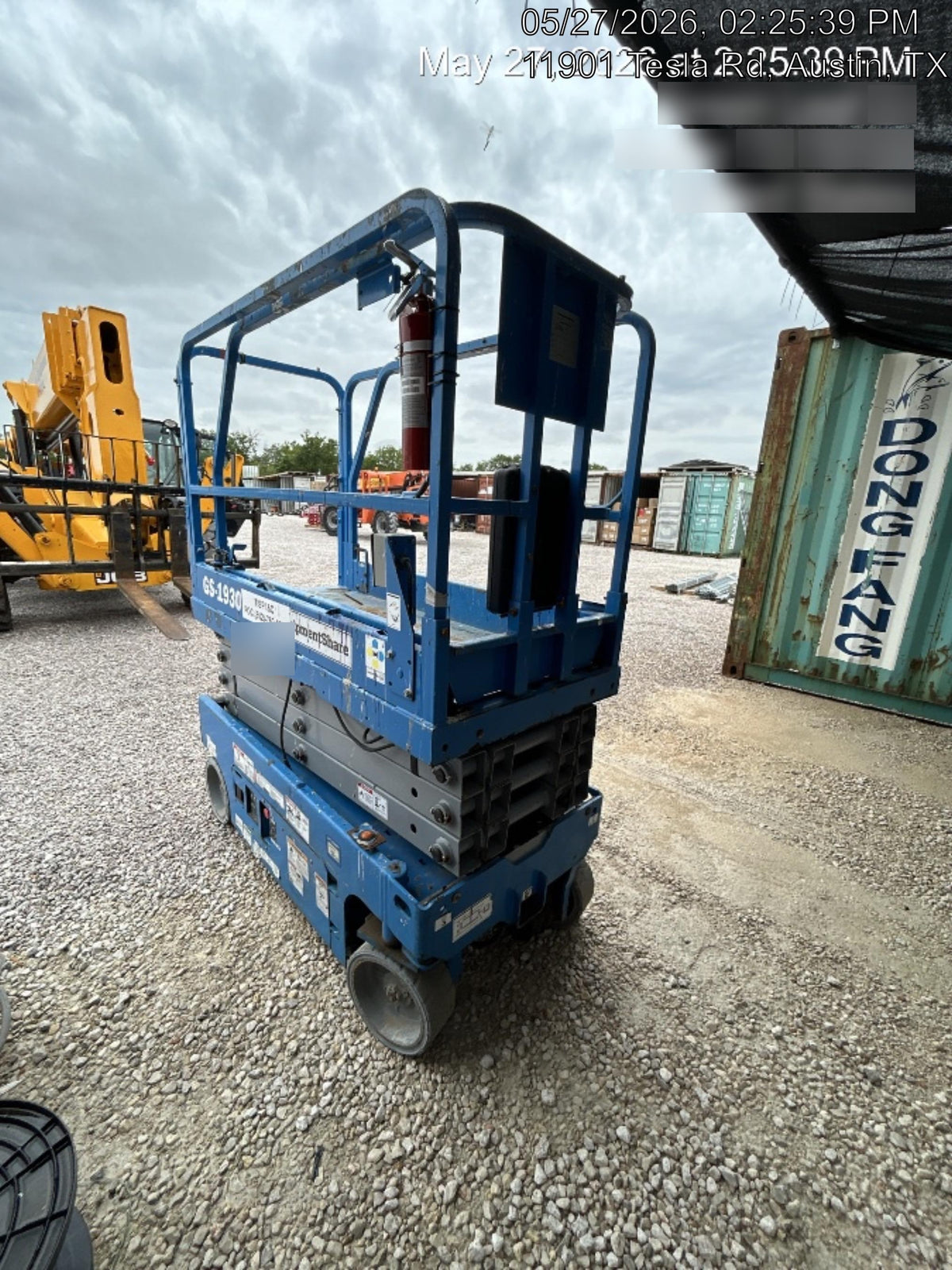 2019 Genie GS-1930 Fixed rails with chain Entry