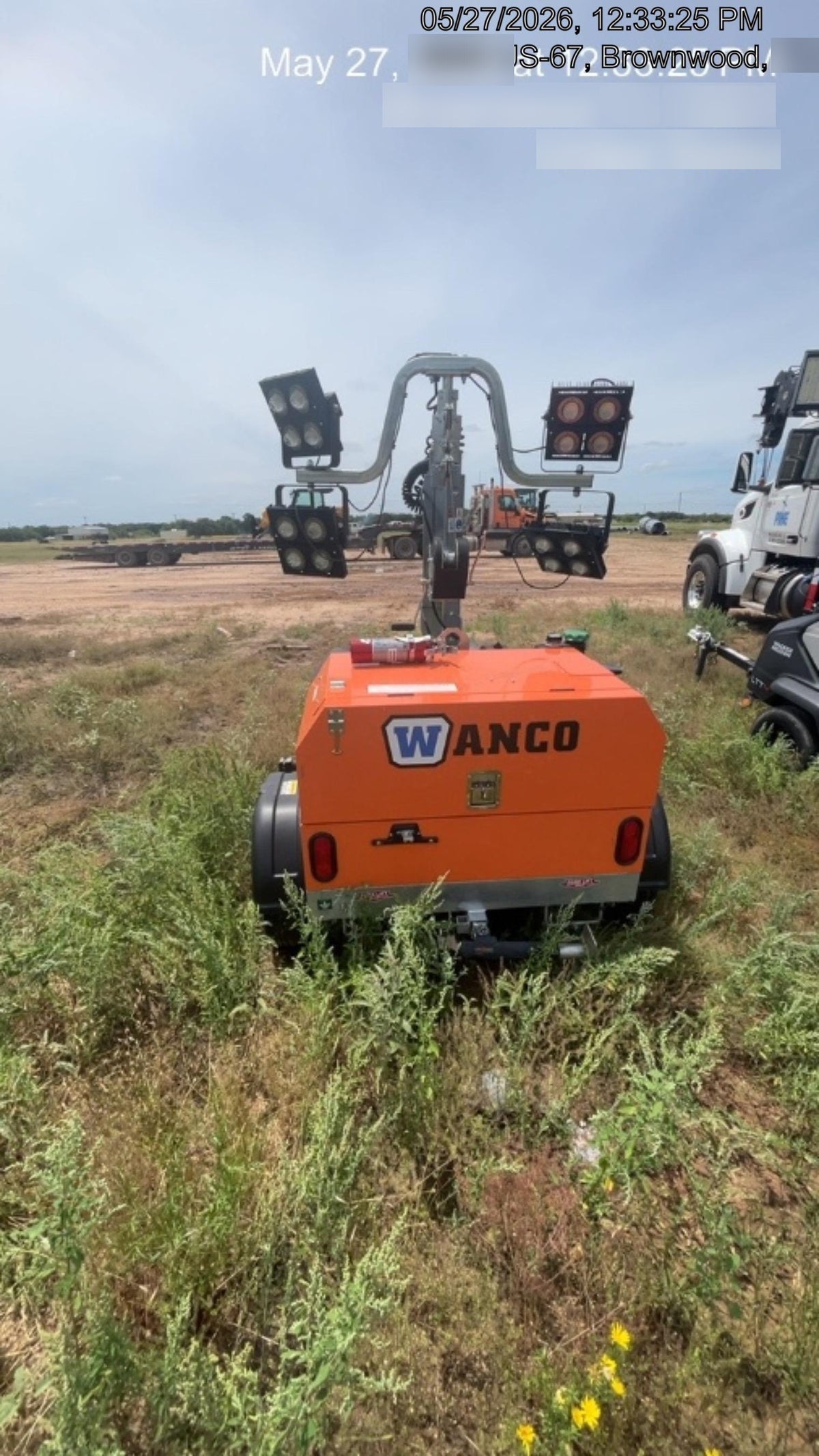 2024 Wanco WLTT-4MM4K Diesel, Deep Sea Controller, Shore Power Plug, Auto Start, (4) 350W LED Floodlights, 4kW Generator, 60 Gal Fuel Tank, 2" Ball, T3