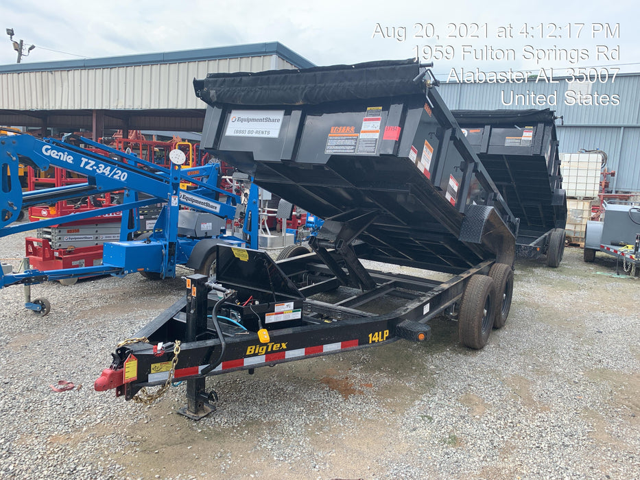 2021 BIG TEX TRAILER 14LP-14BK6SIRPD