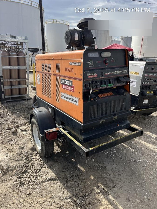 2021 Lincoln Electric Vantage 549X Ready Pak 3, ORANGE (includes trailer, cable rack, fender light kit)