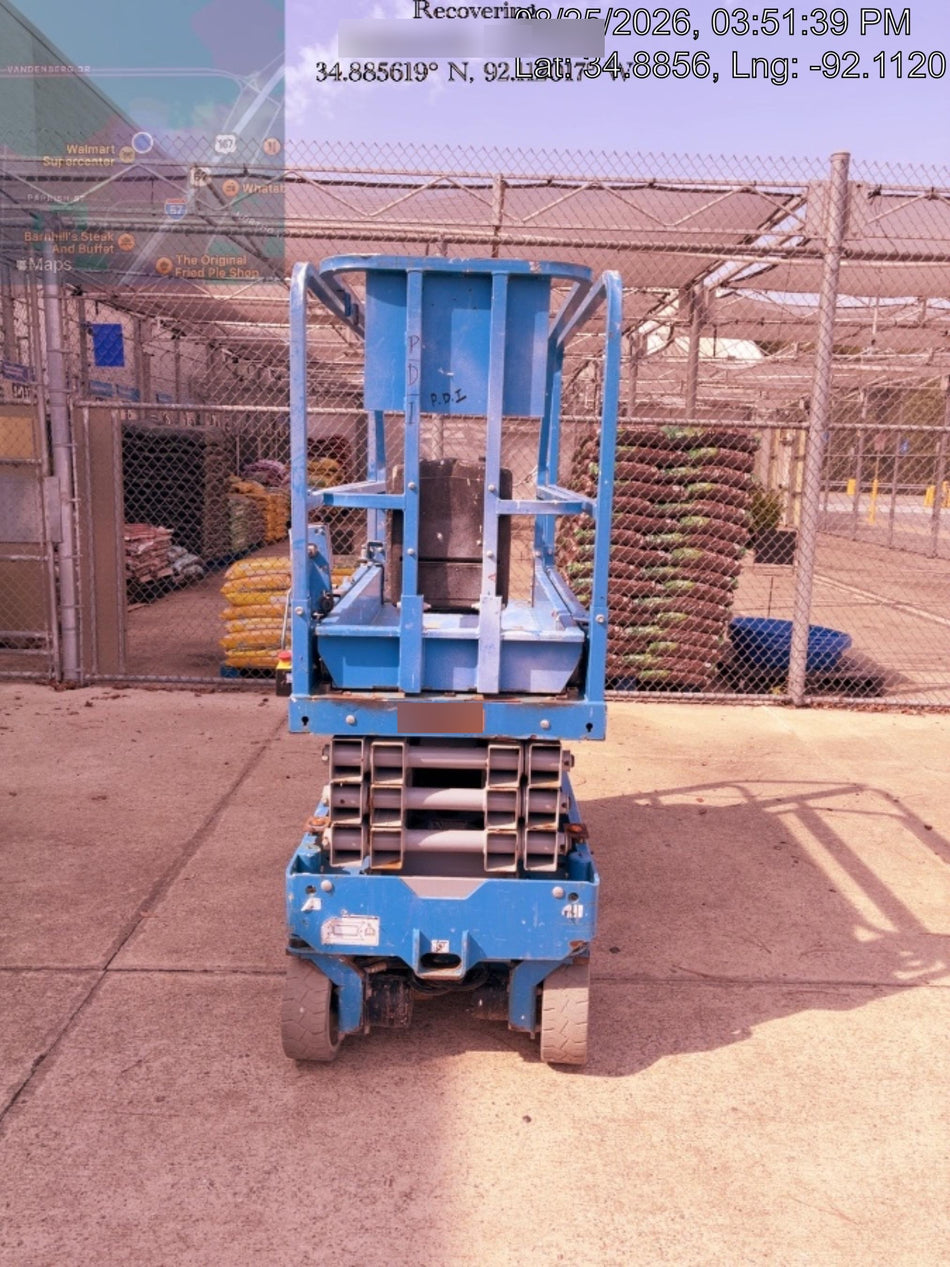 2019 Genie GS-1930 Fixed Rails with Chain Entry