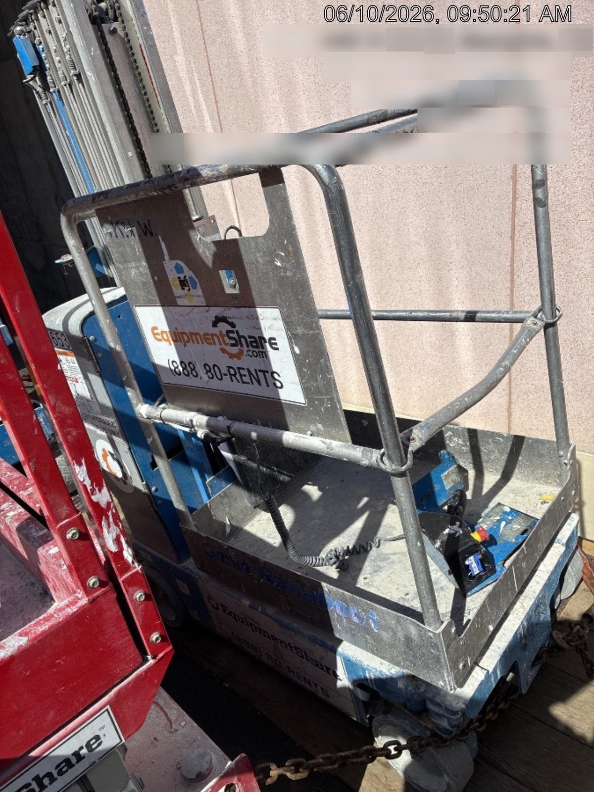 2019 Genie GS-1930 Fixed Rails with Chain Entry