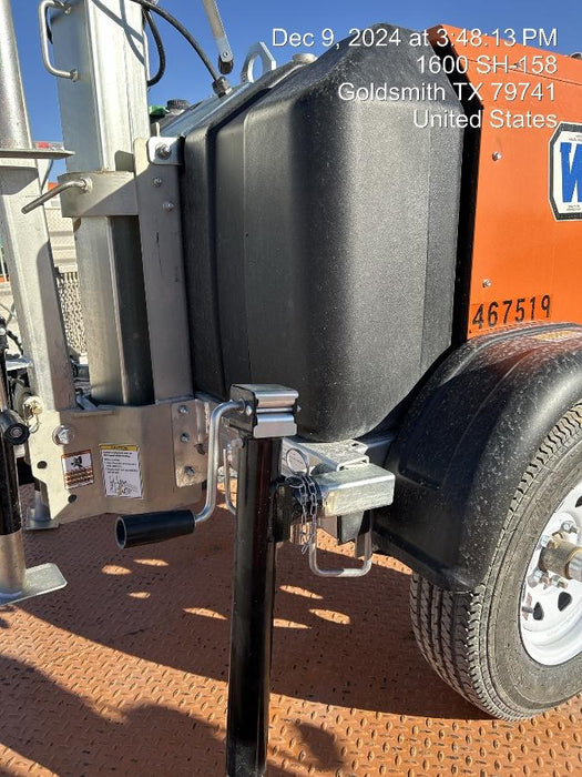 2024 Wanco WLTT-4MM4K Diesel, Deep Sea Controller, Shore Power Plug, Auto Start, (4) 350W LED Floodlights, 4kW Generator, 60 Gal Fuel Tank, 2" Ball, T3