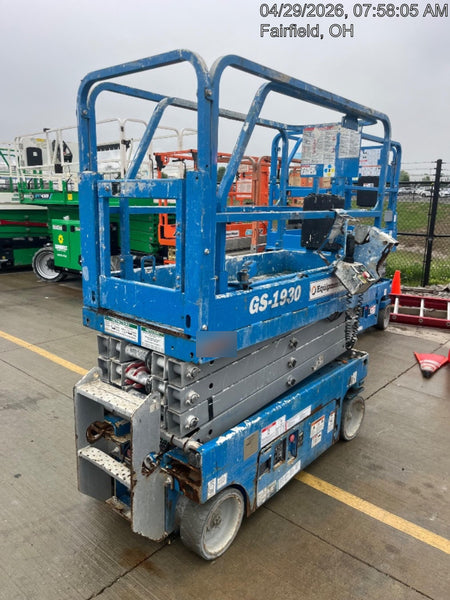 2020 Genie GS-1930 Solid Non Marking Tires, Beacon, Folding rails with half height swing gate