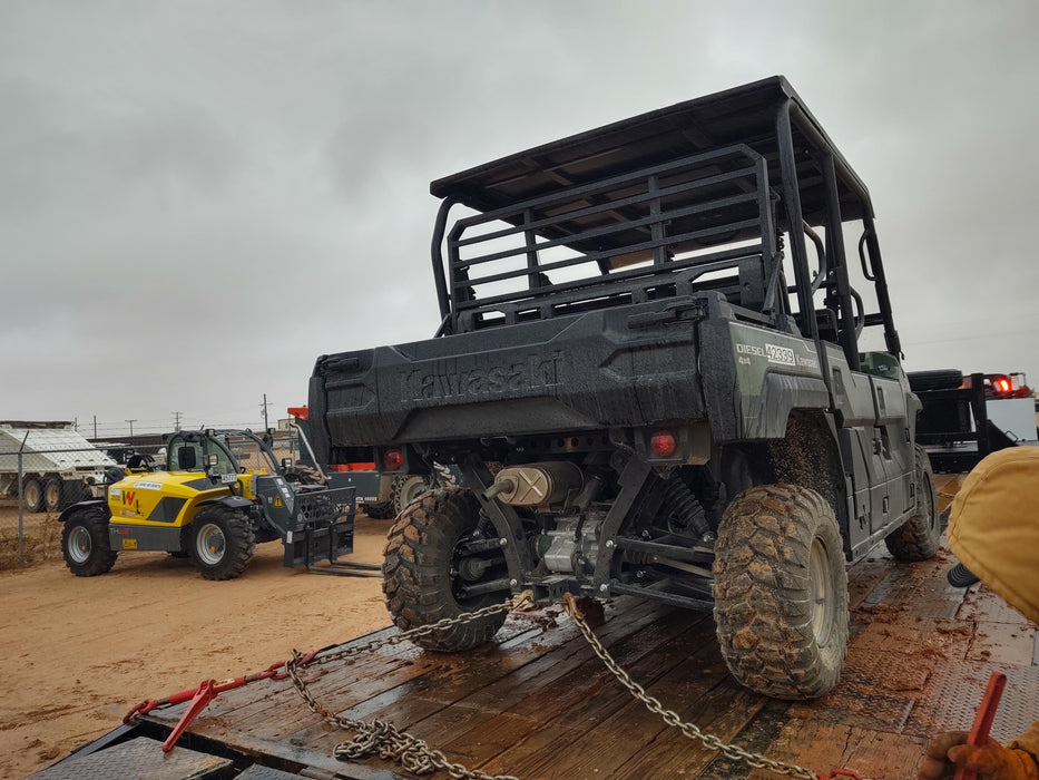 2019 Kawasaki Mule PRO-DXT Standard Options, Backup Alarm, Beacon, Plastic Hard Top, Poly Windshield, Horn Kit