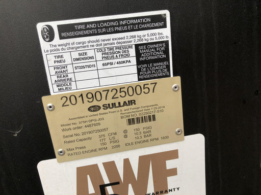 2019 SULLAIR 375H