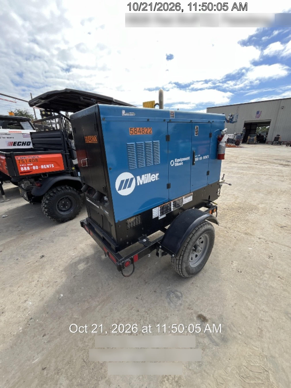 2025 MILLER ELECTRIC BIG BLUE 500