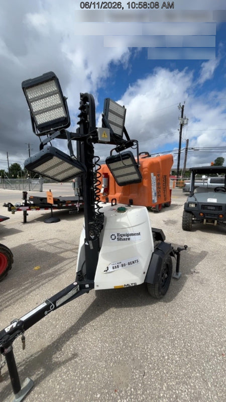 2023 Generac MLT2 Diesel, Flex Switch 120V Input, Powerzone Controller, (4) 320W LED Lights, 4kW Generator, 39.9 Gal Fuel Tank, 2" Ball, T3