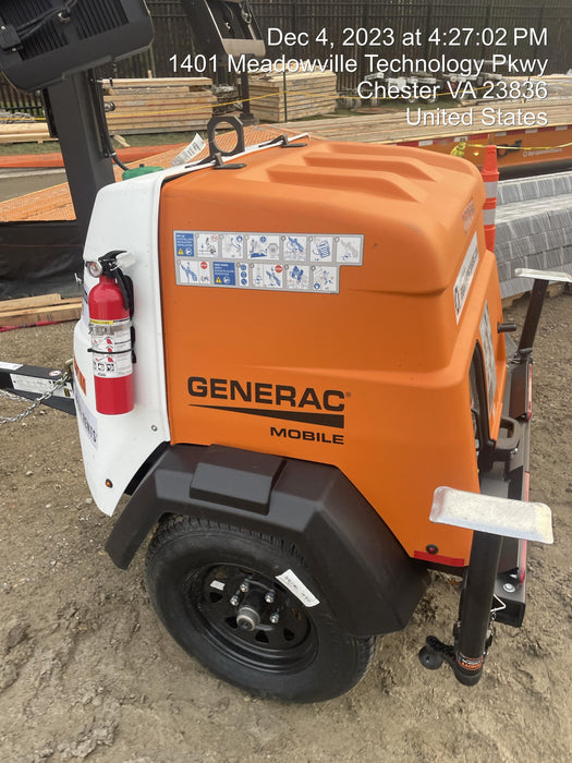 2023 Generac MLT2 Diesel, Flex Switch 120V Input, Powerzone Controller, 
(4) 320W LED Lights, 4kW Generator, 39.9 Gal Fuel Tank, 2" Ball, T3