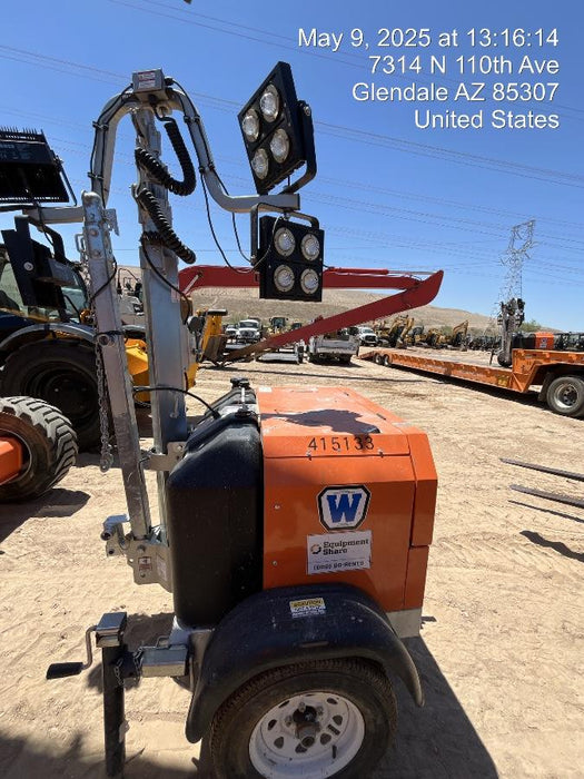 2024 Wanco WLTT-4MM4K Diesel, Deep Sea Controller, Shore Power Plug, Auto Start, (4) 350W LED Floodlights, 4kW Generator, 60 Gal Fuel Tank, 2" Ball, T3