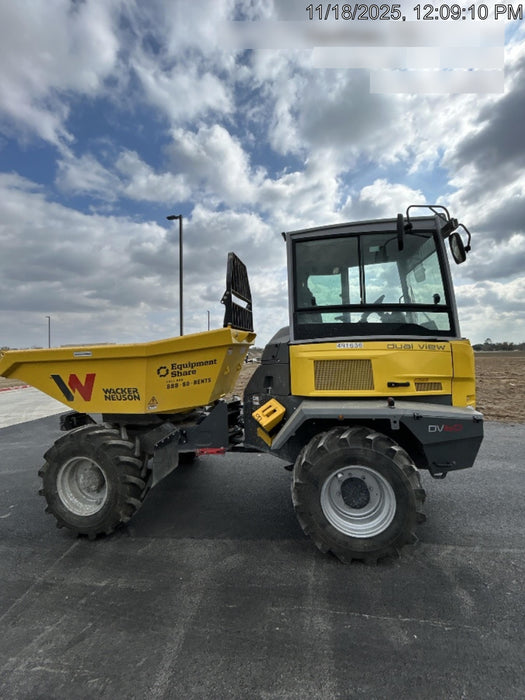 2025 WACKER NEUSON DV604 Cab Standard Tires