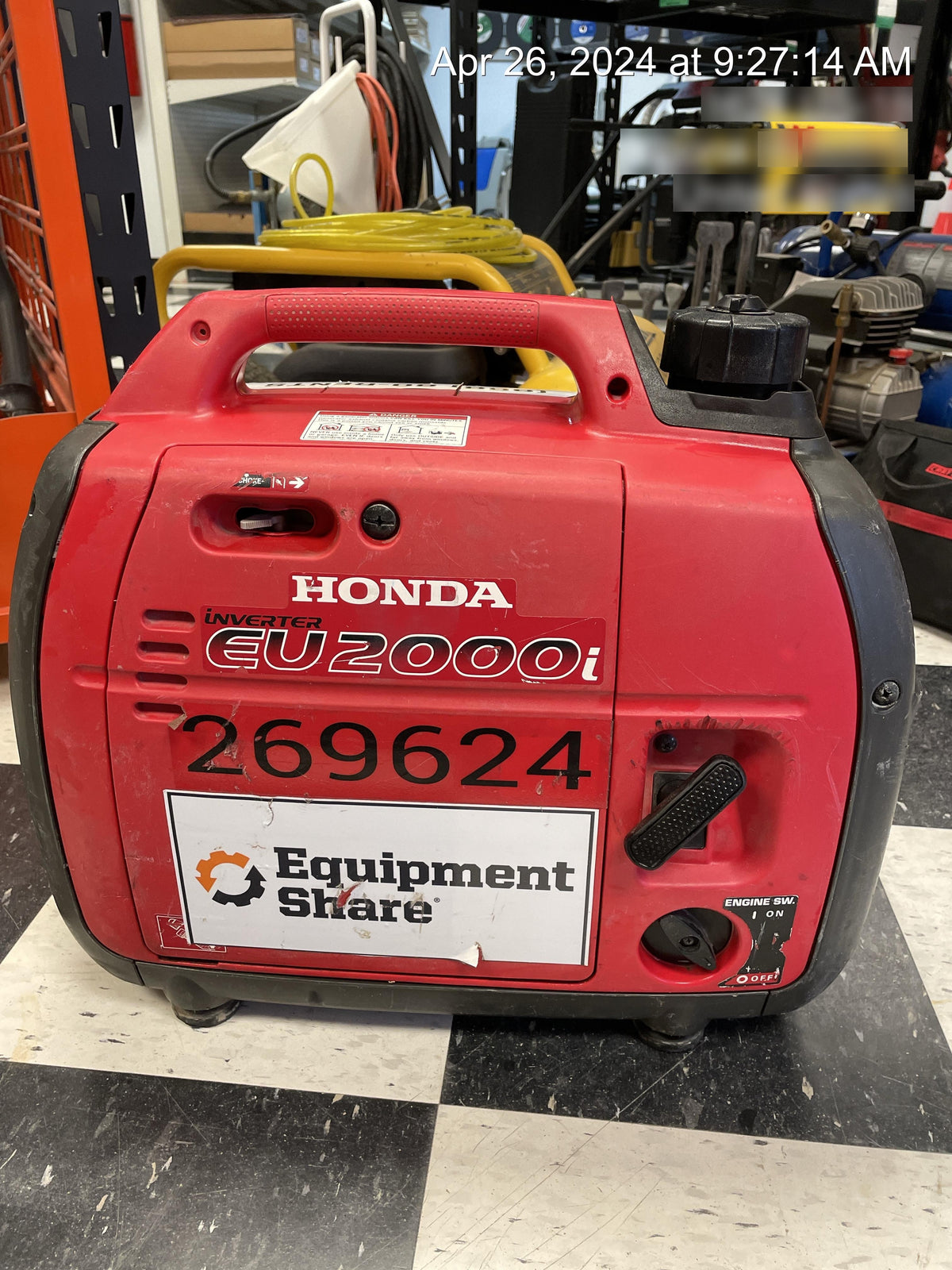 2013 HONDA EU2000i