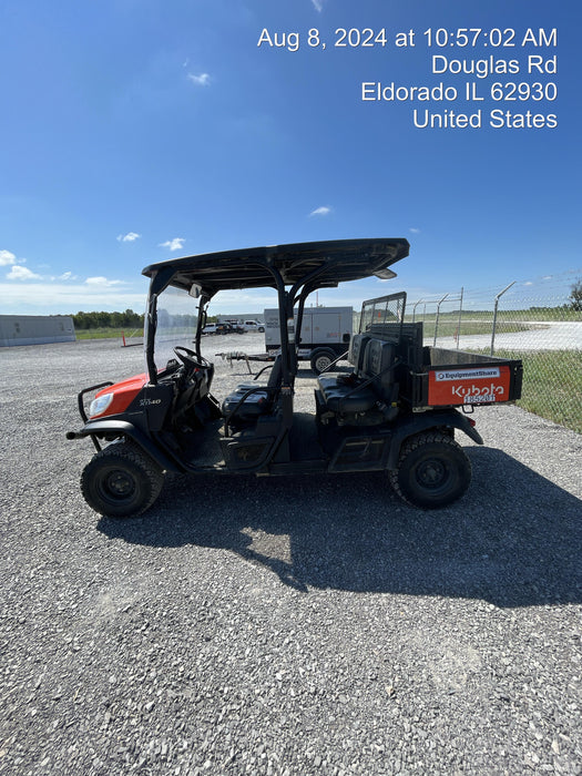 2022 Kubota RTV-X1140W-H Plastic Canopy, Windshield Acrylic Clear, LED Strobe Light, Wire Harness Kit, Back up Alarm