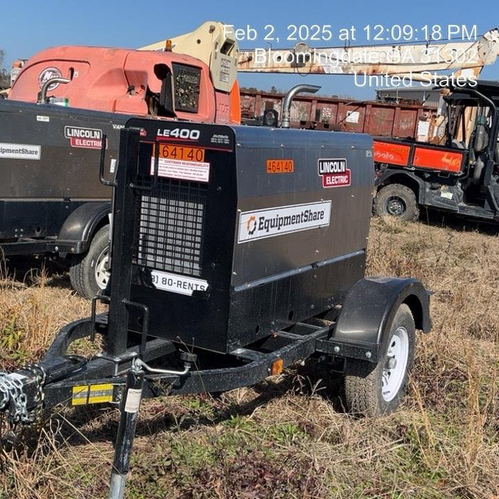 2024 Lincoln Electric LE400 Kubota V1505, Trlr, Cable Rack, Light Kit, ES Decals, T3