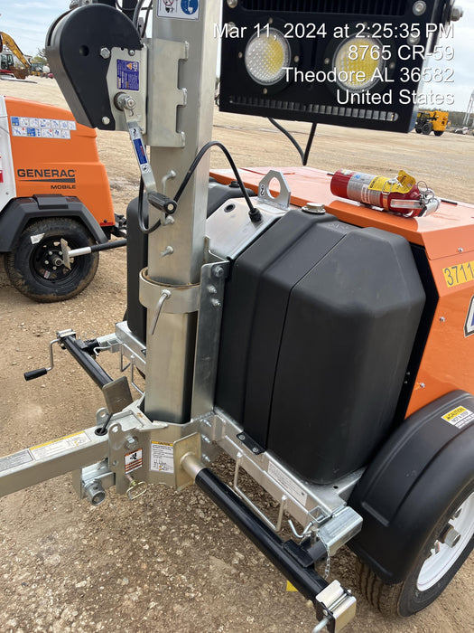 2023 Wanco WLTT-4MM4K Diesel, Deep Sea Controller, Shore Power Plug, Auto Start, (4) 350W LED Floodlights, 4kW Generator, 60 Gal Fuel Tank, 2" Ball, T3