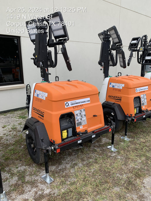 2023 Generac MLT2 Diesel, Flex Switch 120V Input, Powerzone Controller, 
(4) 320W LED Lights, 4kW Generator, 39.9 Gal Fuel Tank, 2" Ball, T3