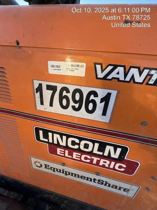 2021 Lincoln Electric Vantage 549X Ready Pak 3, ORANGE (includes trailer, cable rack, fender light kit)