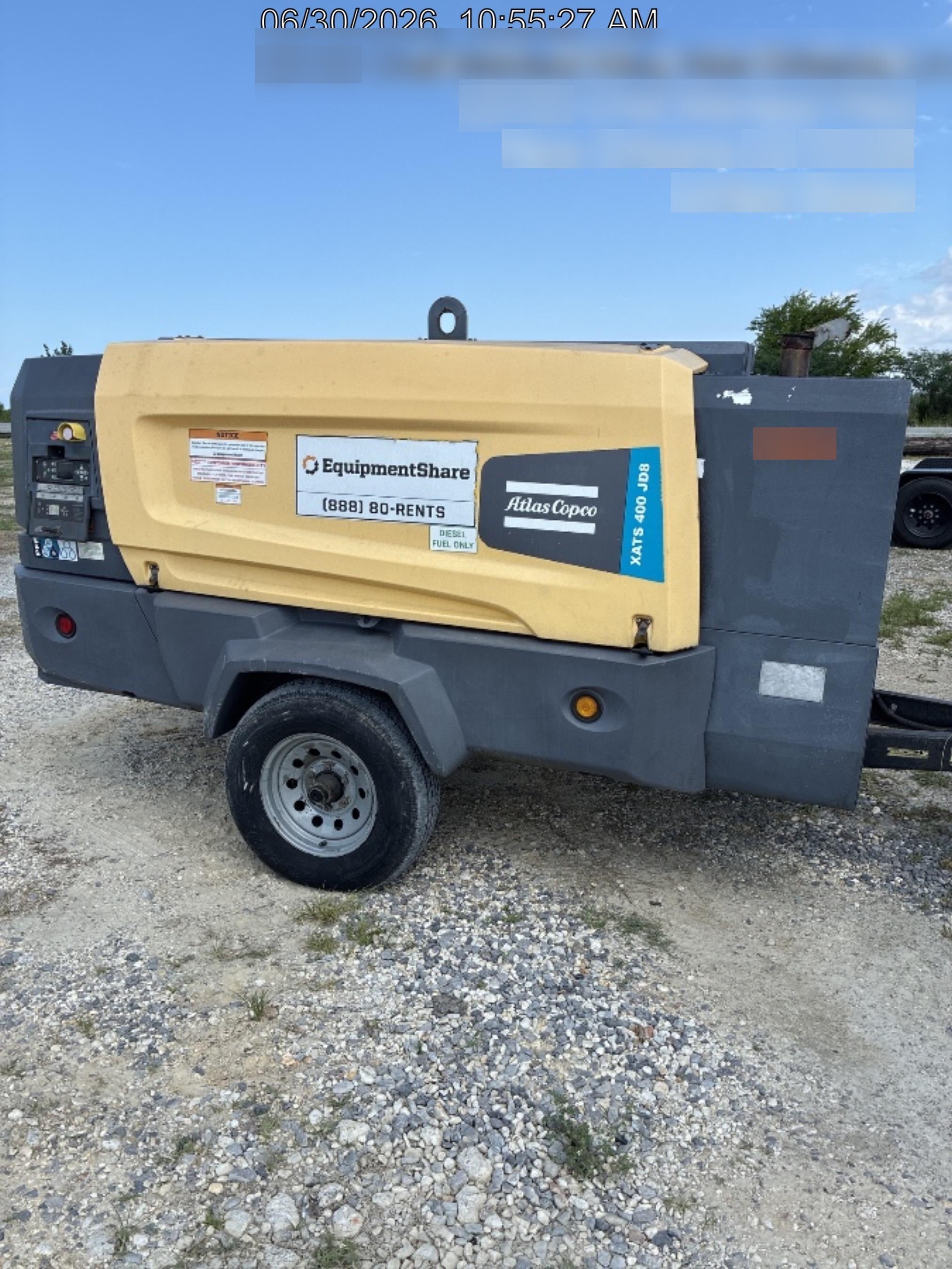 2020 ATLAS COPCO XATS 400 PFF