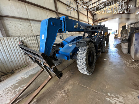 2018 Genie GTH-844 GTH-844 w/Open ROPS, Solid Tires, beacon/work lights, 60" carriage/forks