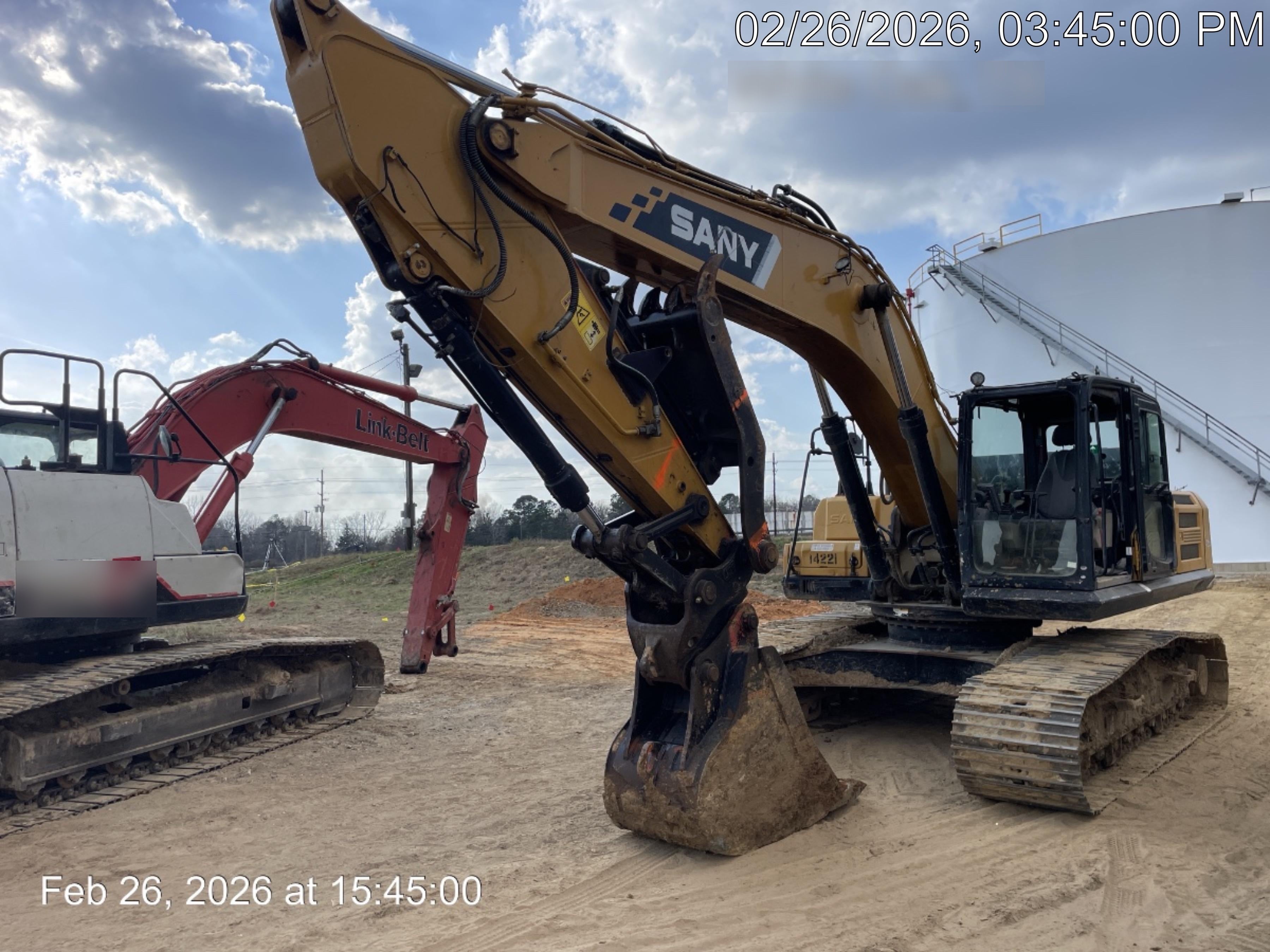 Sany SY265C SY265 Tier 4 - Cab, 48" HD Bucket, 36" HD Bucket, 24" HD Bucket, Hydraulic Thumb, Hydraulic QC