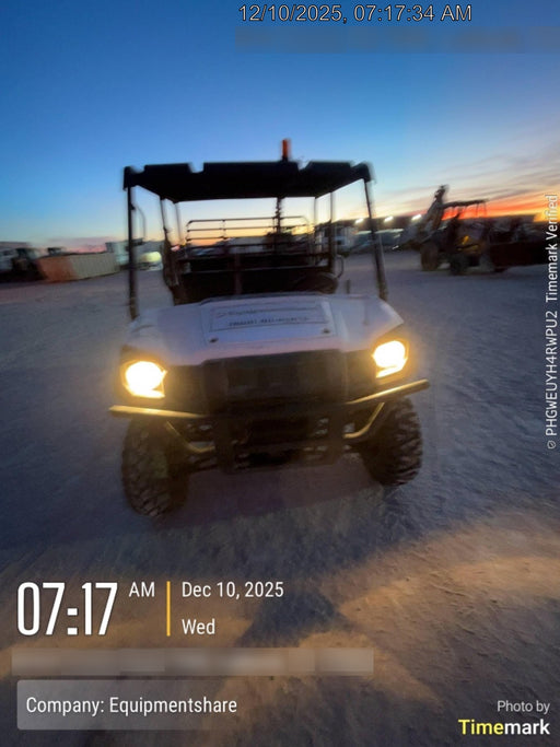 2019 Kawasaki MULE PRO-DX Kawasaki Mule 4x4 Diesel UTV w/Hard Top, Windshield, Beacon, Backup Alarm, ES Keypad/Hardware Installed