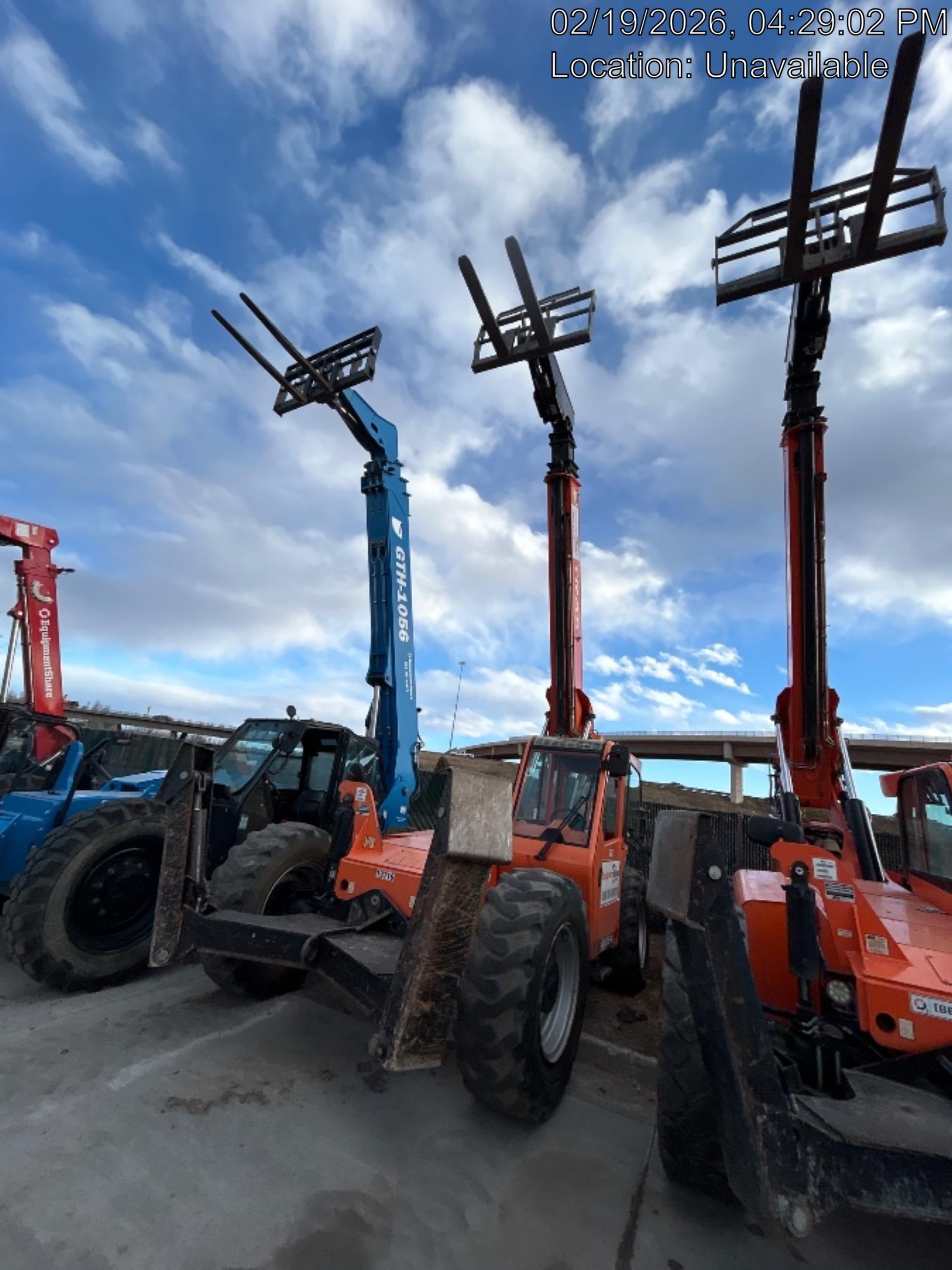 2018 Skytrak 10054 JLG Skytrak 10054, Solid Tires (shipping-Boss), CAB, Beacon and Work Light Package
