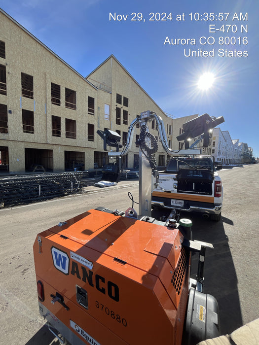 2023 Wanco WLTT-4MM4K Diesel, Deep Sea Controller, Shore Power Plug, Auto Start, (4) 350W LED Floodlights, 4kW Generator, 60 Gal Fuel Tank, 2" Ball, T3