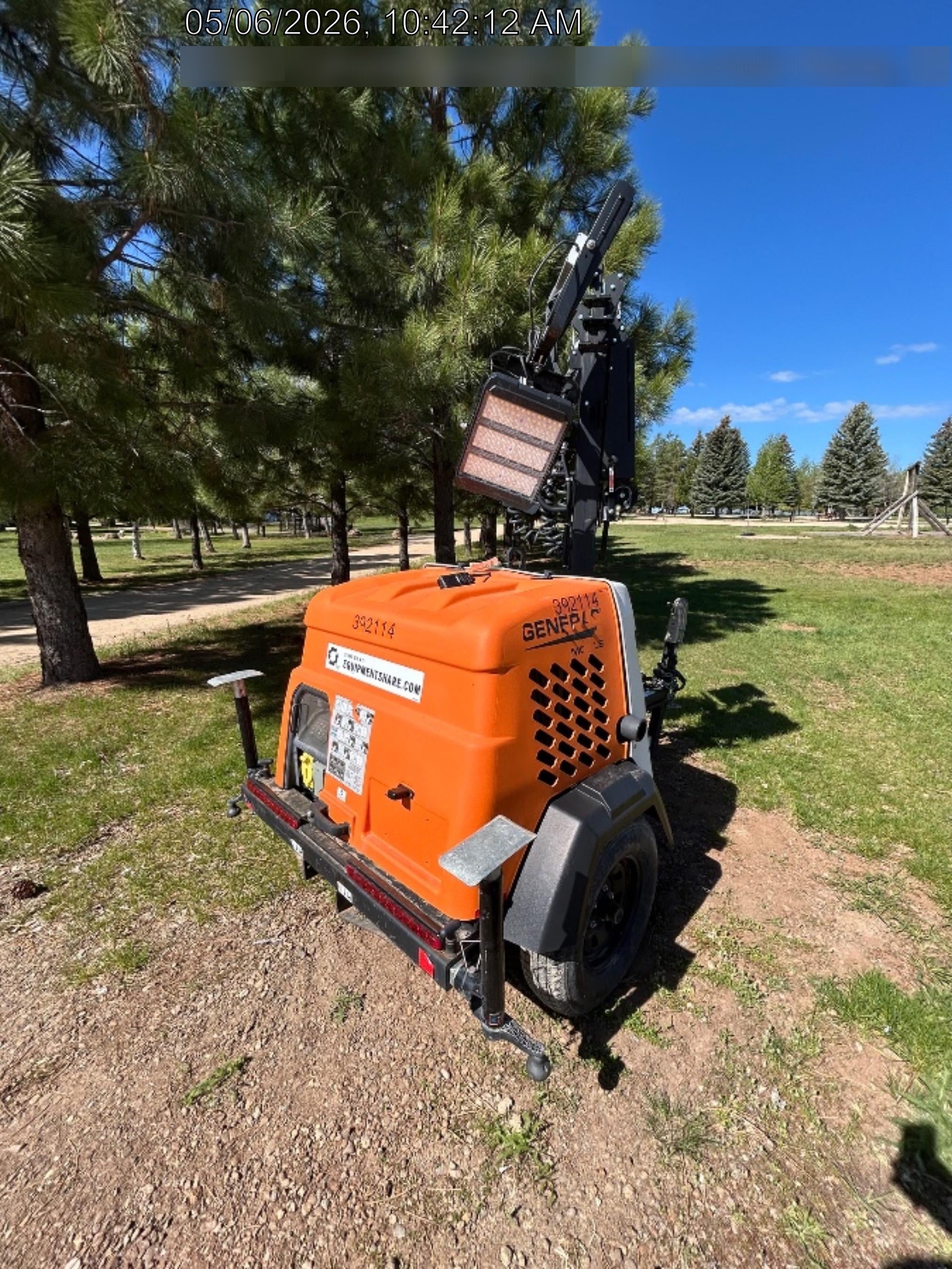 2024 Generac MLT2 Diesel, Flex Switch 120V Input, Powerzone Controller, 
(4) 320W LED Lights, 4kW Generator, 39.9 Gal Fuel Tank, 2" Ball, T3